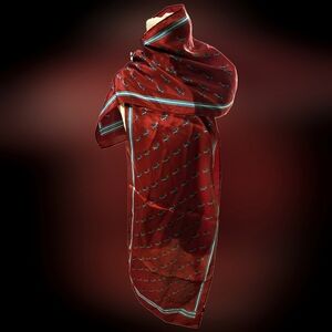 Vintage The Specialty House 100% Silk Equestrian Themed Scarf